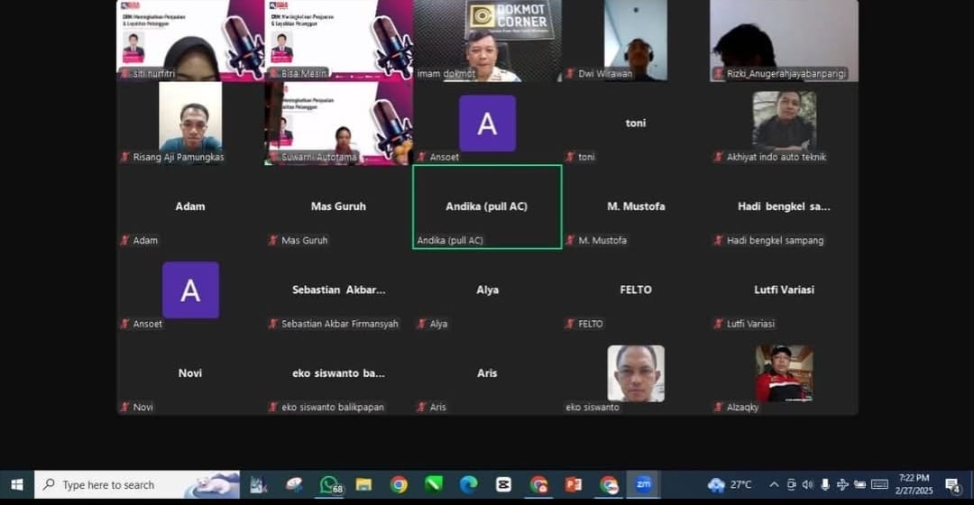 Webinar kolaborasi dengan bisa mesin